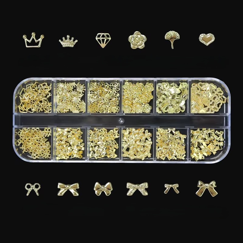 Ornamente Unghii Marquise Auriu Picadili