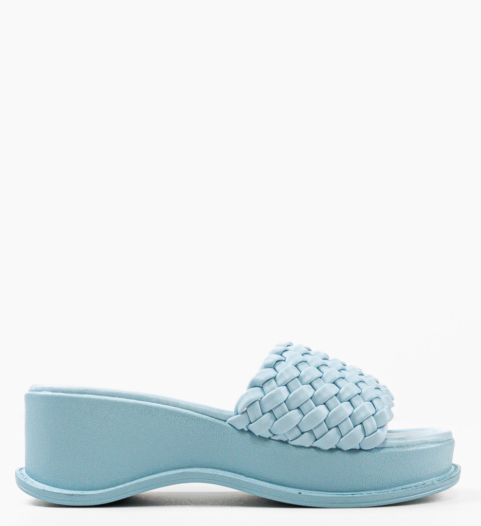 Platforme Dama Albastre Salma | Stil & Confort - imagine 4
