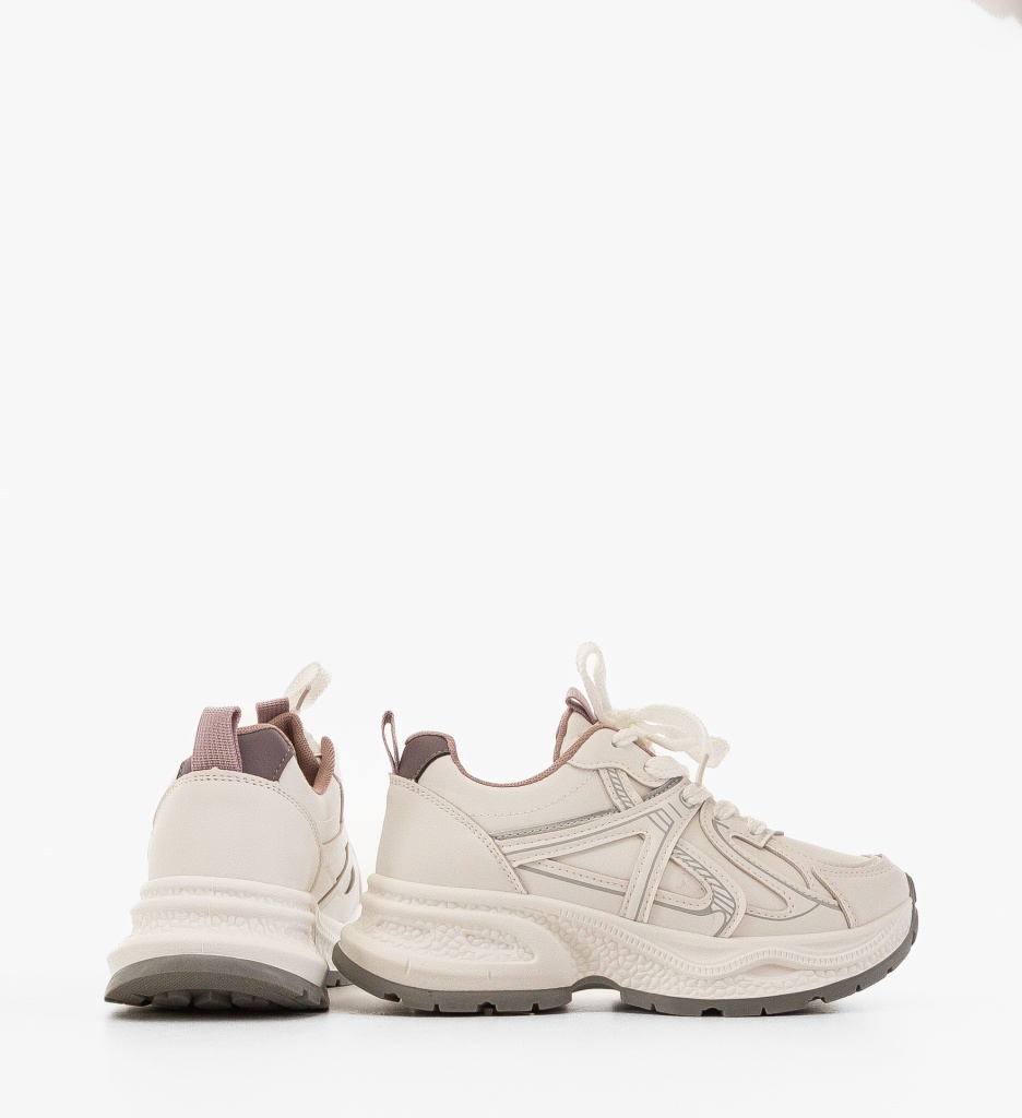 Sneakers Dama Prigan Albi - Confort și Stil - imagine 4