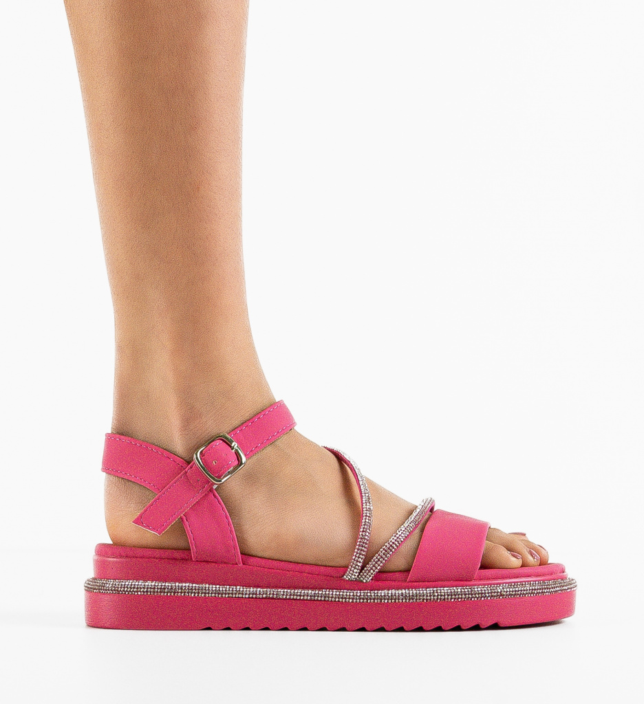 Platforme Dama Jala Fuchsia - Eleganță și Confort - imagine 2