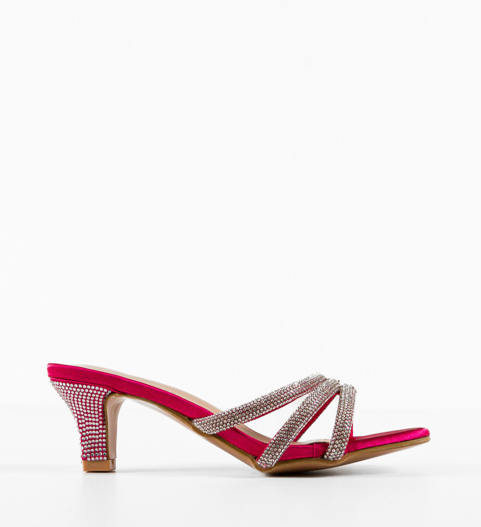 Saboti Lupita Fuchsia | Eleganță și Confort - imagine 3