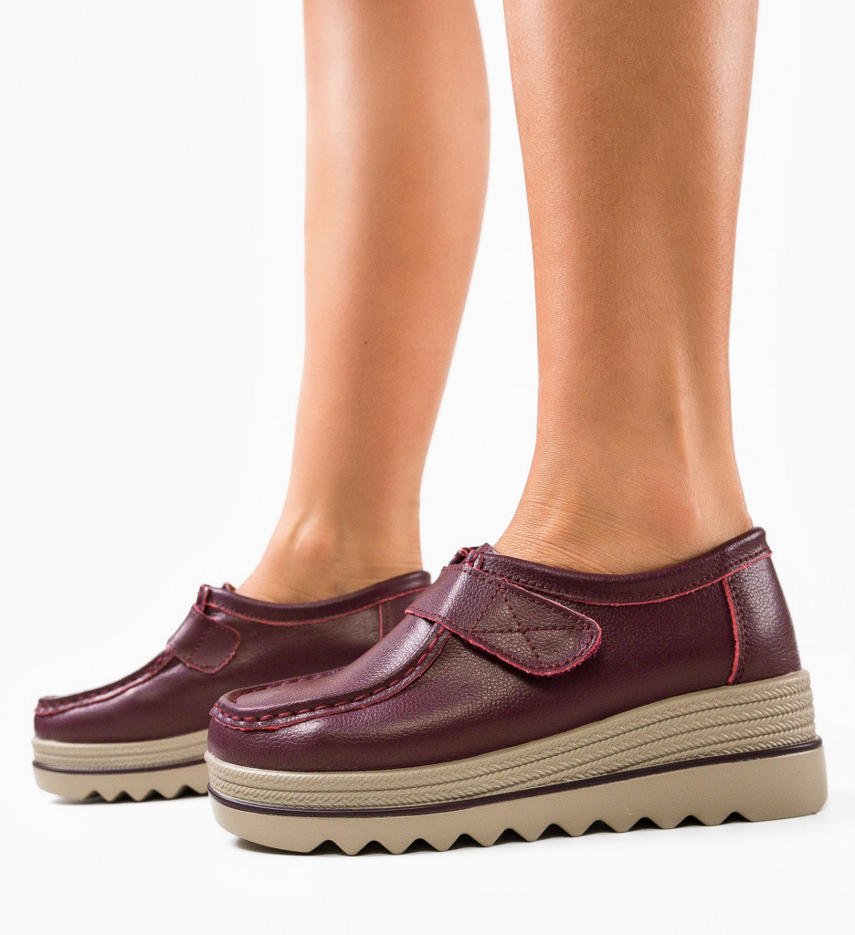 Pantofi Casual Straif Grena - Confort și Stil - imagine 4