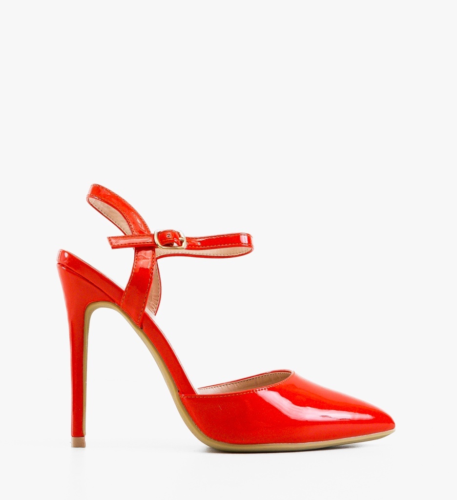 Pantofi Stiletto Dama Portocalii | Eleganță și Stil - imagine 5