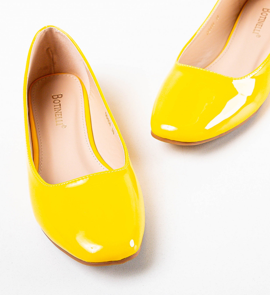 Balerini Galbeni Eleganți - Confort și Stil - imagine 5