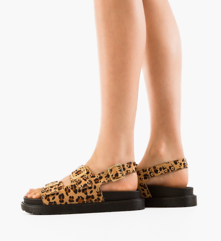 Sandale Dama Rhea Animal Print | Stil Modern Elegant - imagine 3