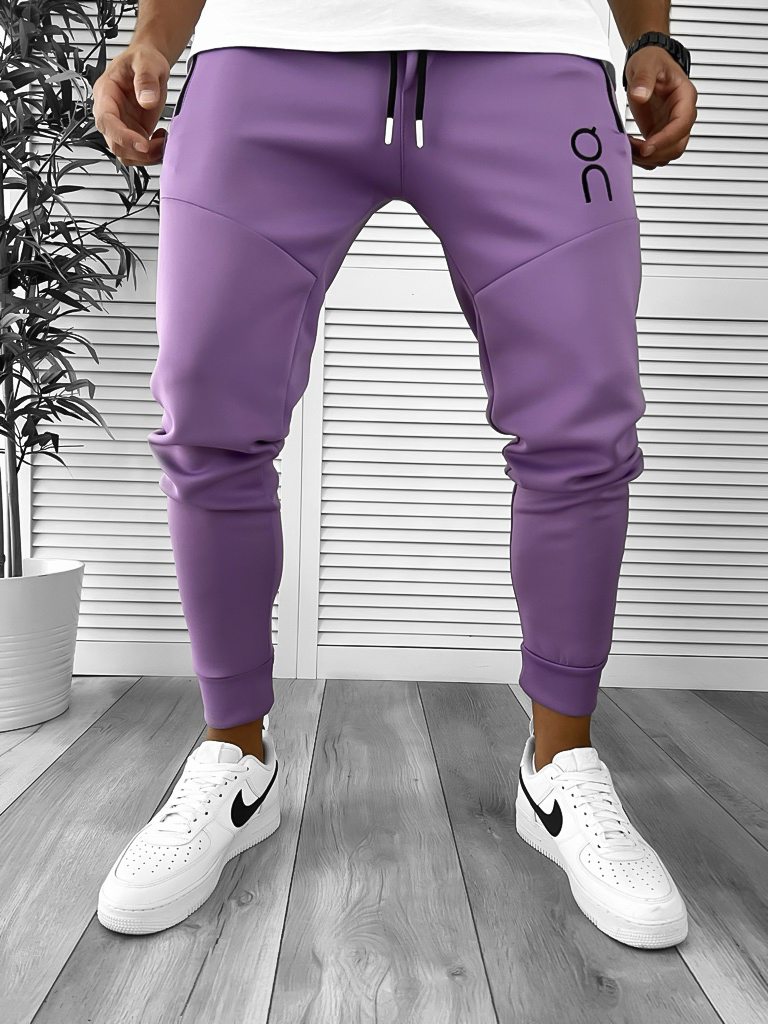 Pantaloni Trening Mov Conici - Stil Modern
