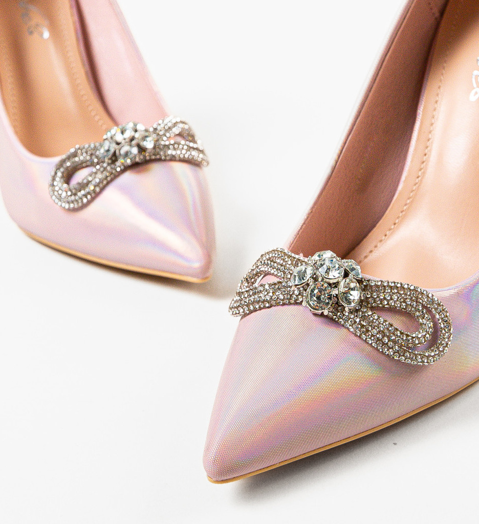Pantofi cu Toc Tanya Roz | Eleganță Asigurată - imagine 6