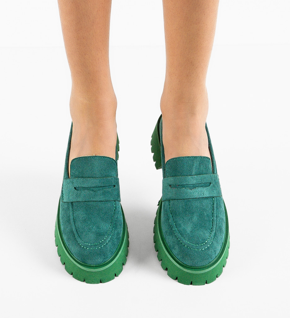 Pantofi Casual Stein Verzi | Confort Zilnic - imagine 2