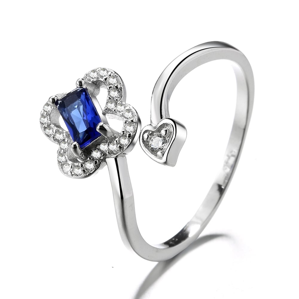 Inel Reglabil Argint 925 Floare | Delis