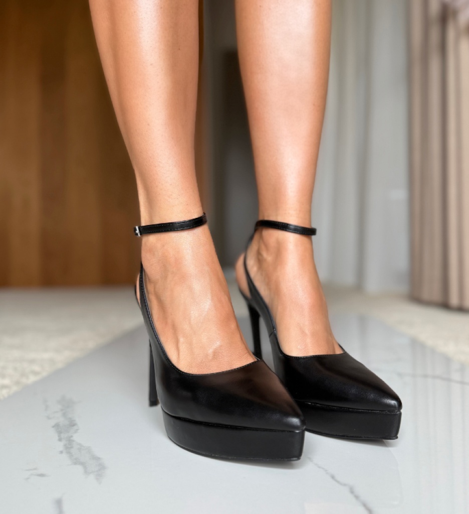 Pantofi dama Velyon Negri - Eleganță și Stil - imagine 2