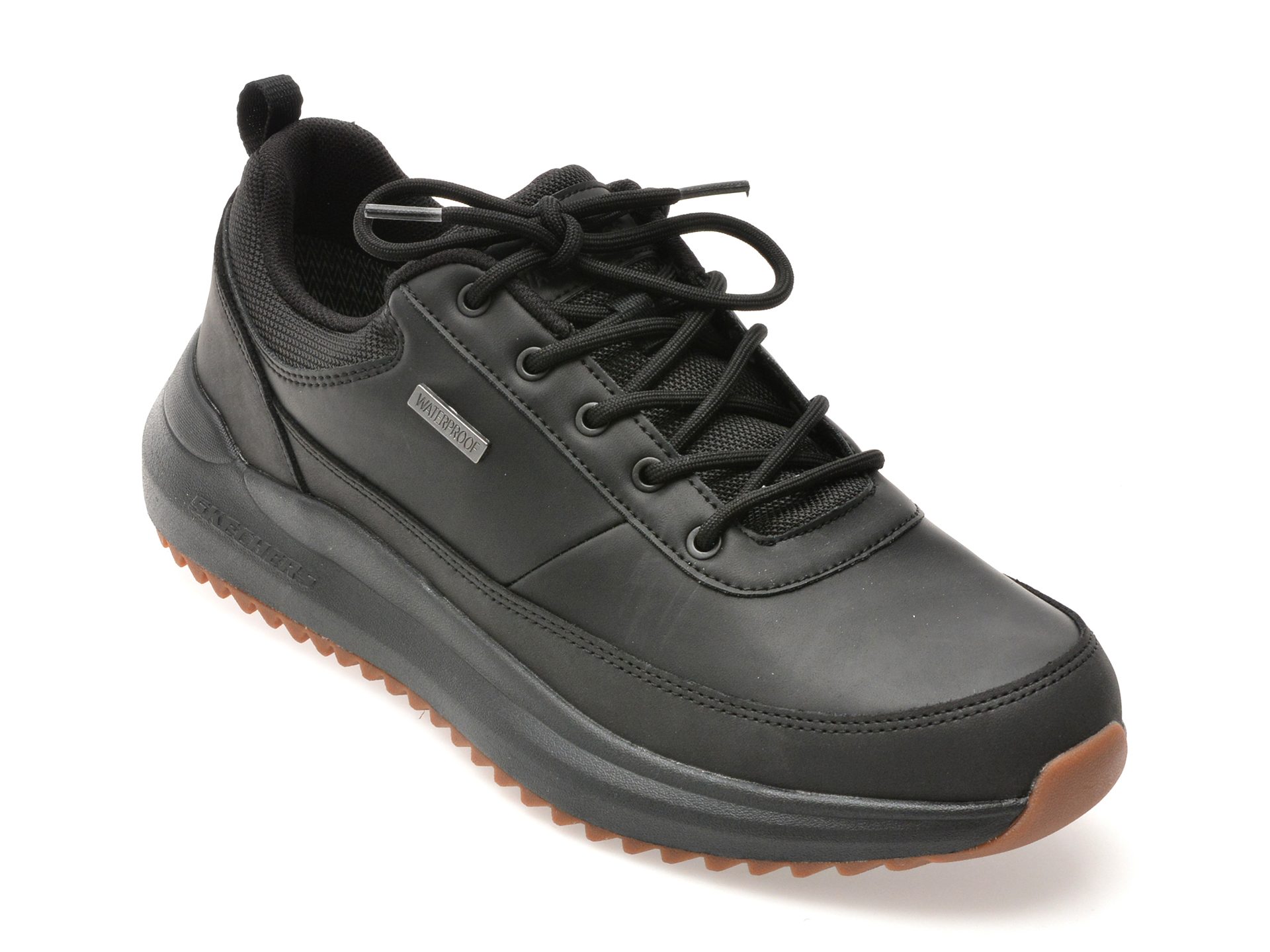 Pantofi Skechers Parnell Negri Piele Naturală