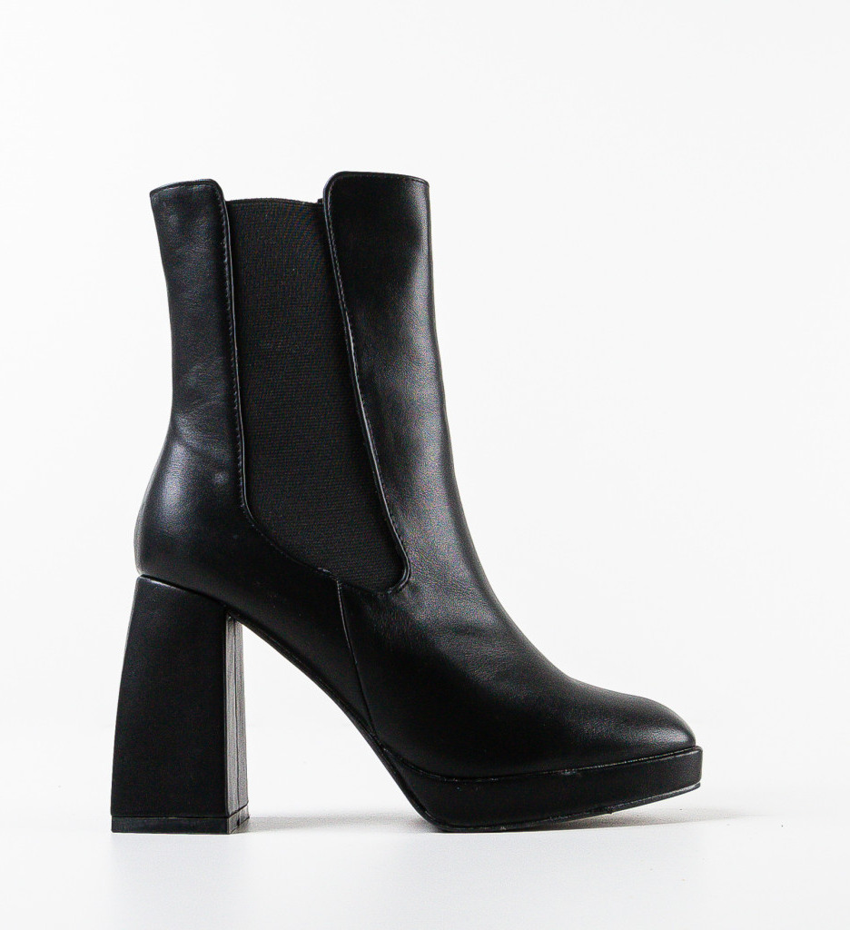 Botine Dama Negon Negre - Stil si Confort - imagine 5