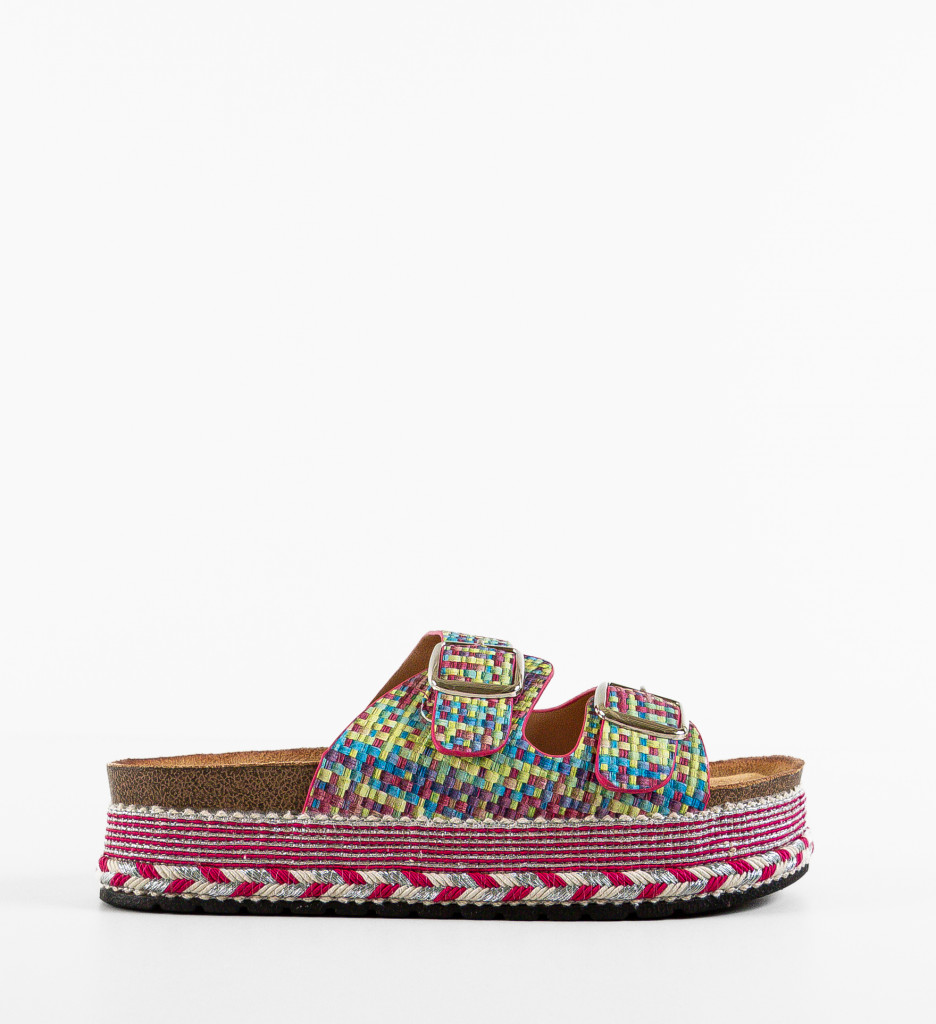 Papuci Dama Miller Fuchsia | Confort & Stil - imagine 4