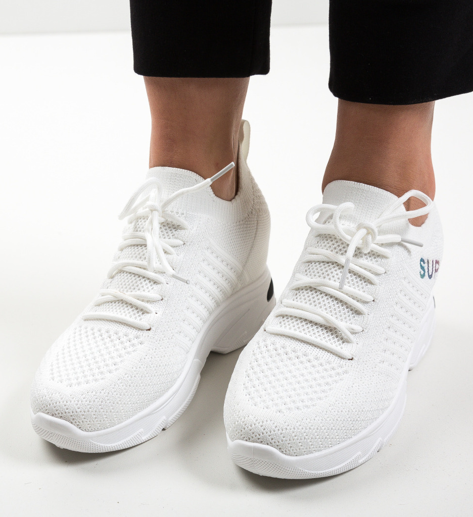 Pantofi Sport Super Albi - Confort și Stil Versatil - imagine 3