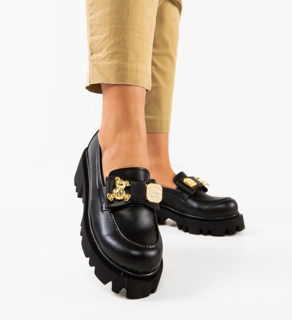 Pantofi Casual Berry Negri - Confort și Stil - imagine 2