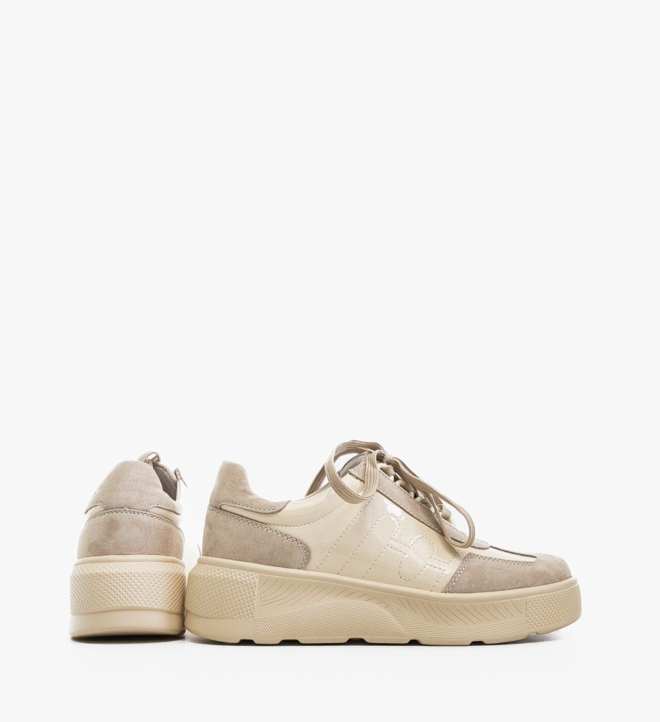 Pantofi Casual Mynbai Bej - Confort Stilat - imagine 5