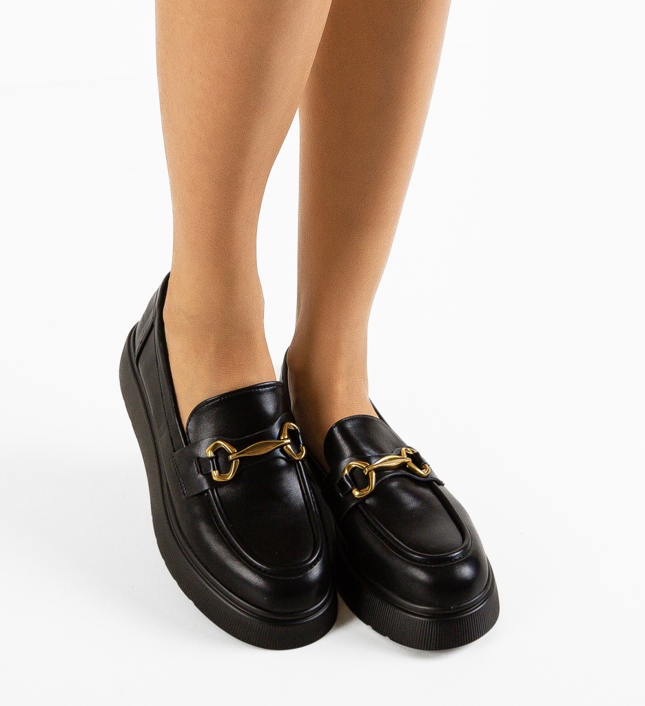 Pantofi Casual dama Gift Negru | Stil și Confort - imagine 3