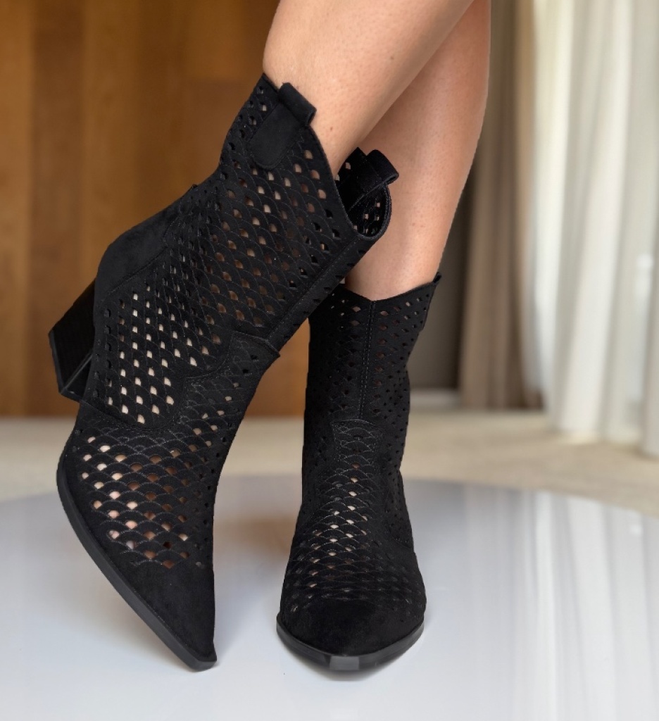 Botine Dama Syon Negre - Eleganță și Confort