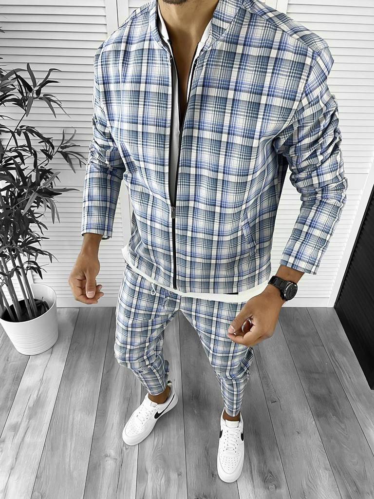 Trening Barbati Slim Fit din Bumbac Premium