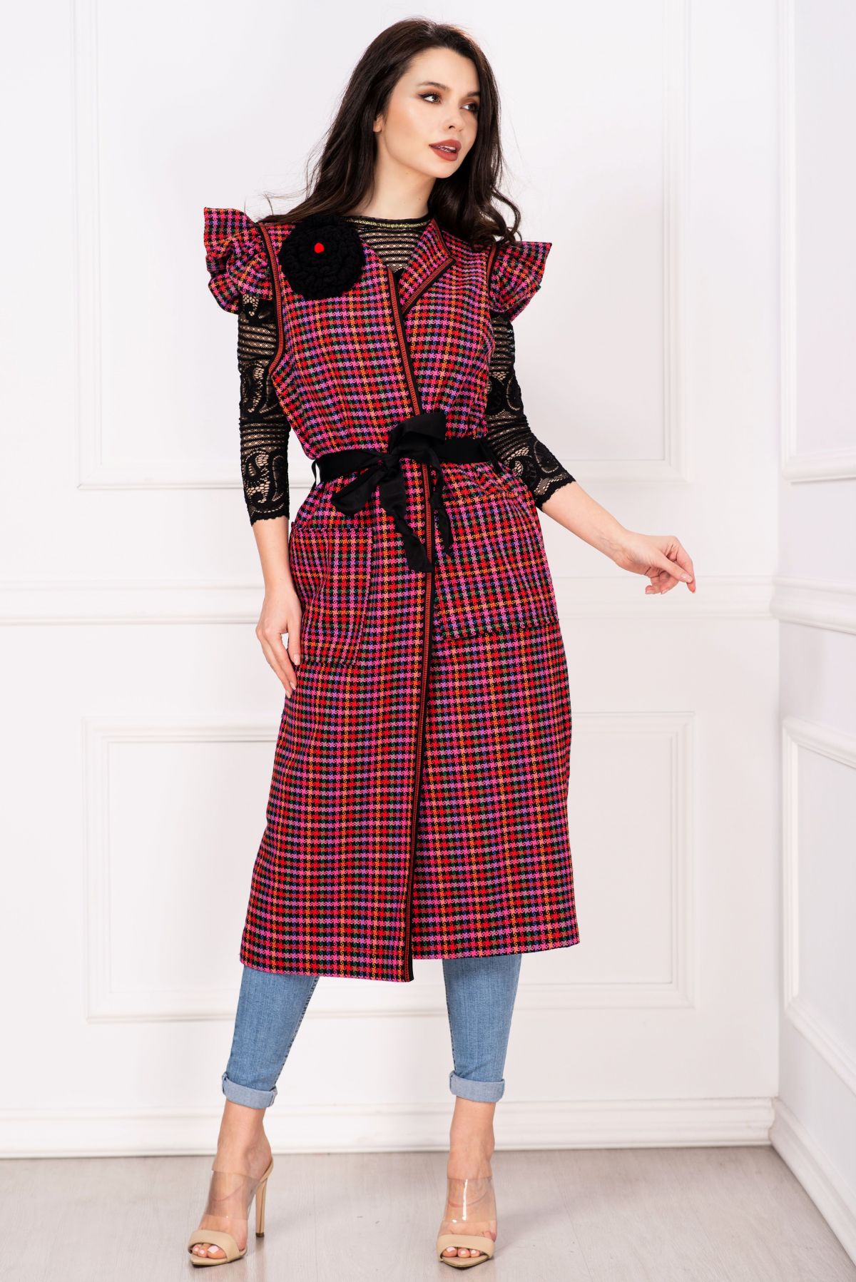 Vesta Legendaria Geometrică | Stil Traditional Modern