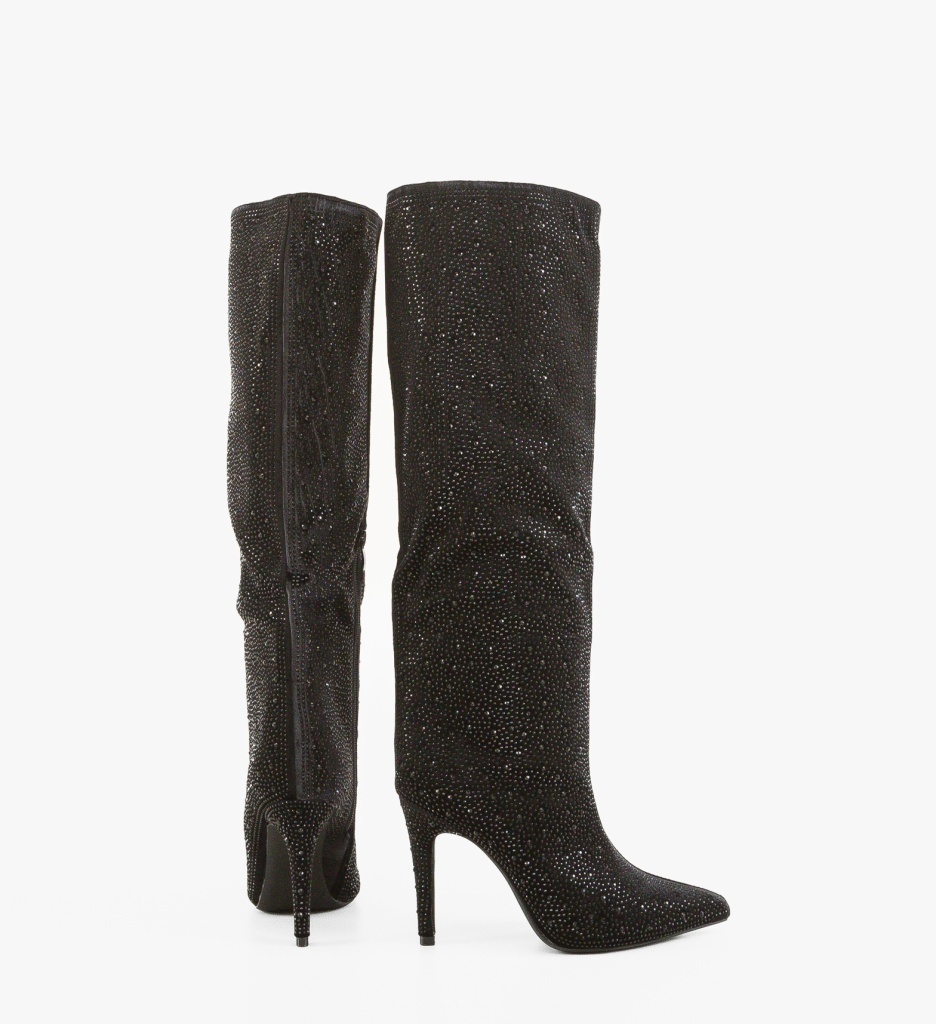 Cizme Dama Kanner Negre Depurtat | Stil & Confort - imagine 5