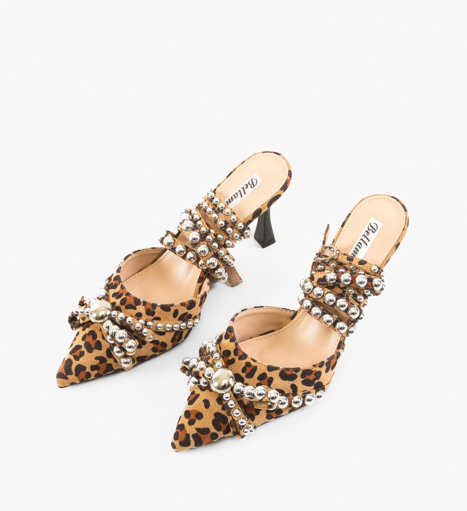 Pantofi Dama Leon Animal Print - Eleganță și Stil - imagine 4