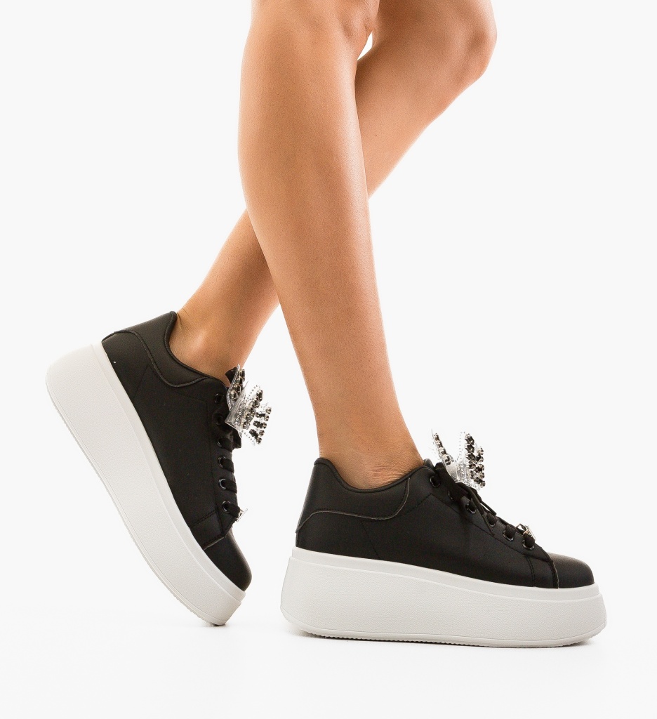 Sneakers dama Perllam Negri - Confort și Stil - imagine 2