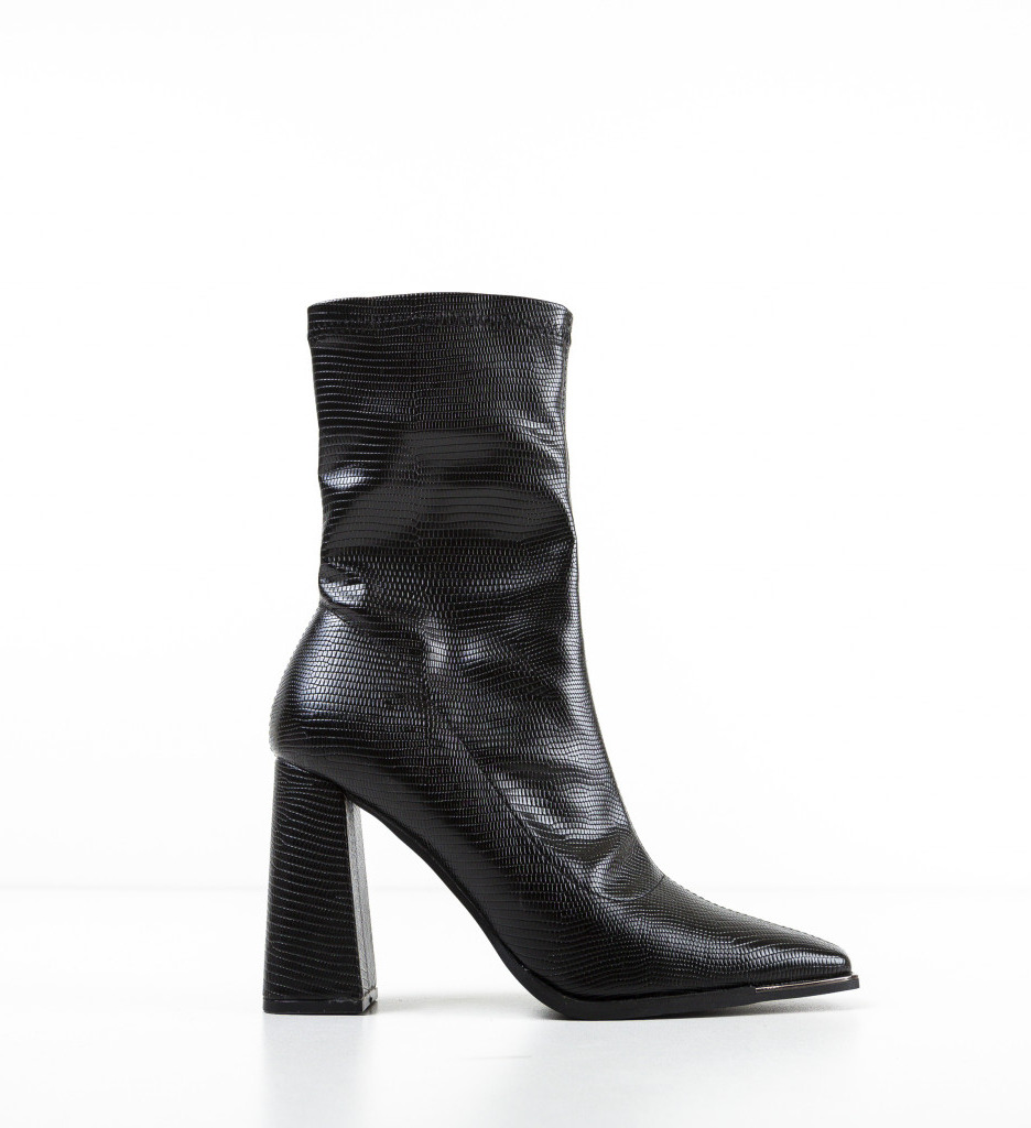 Botine Calum Negre | Eleganță și Confort - imagine 5
