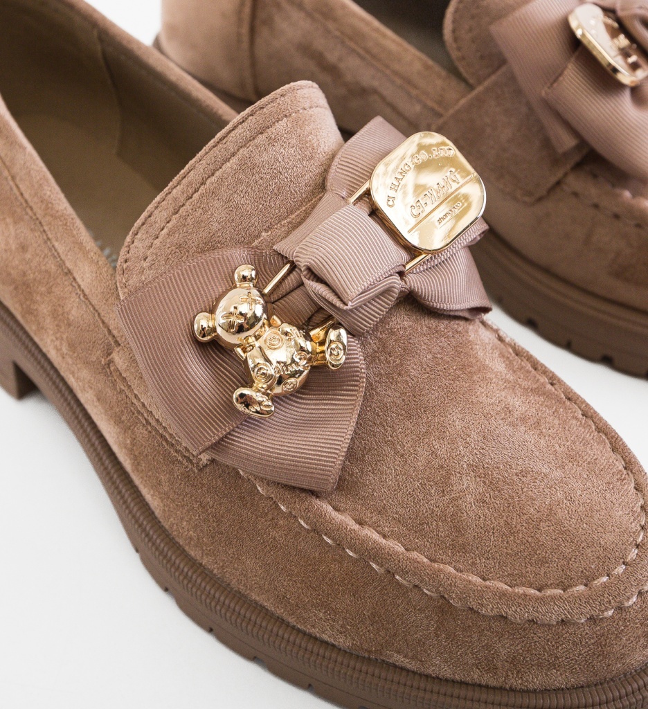 Pantofi Casual Dama Ster Khaki - imagine 2