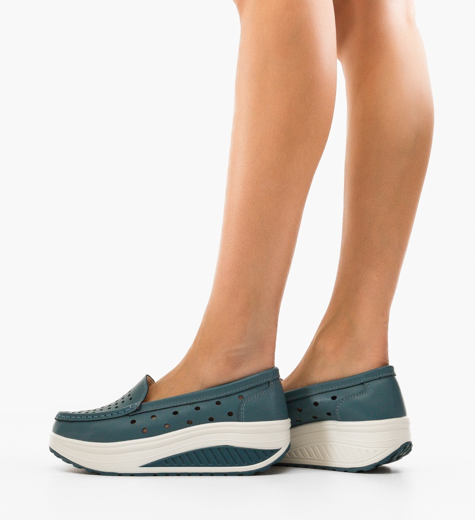Pantofi Casual Buga Albastri - Confort și Stil - imagine 2