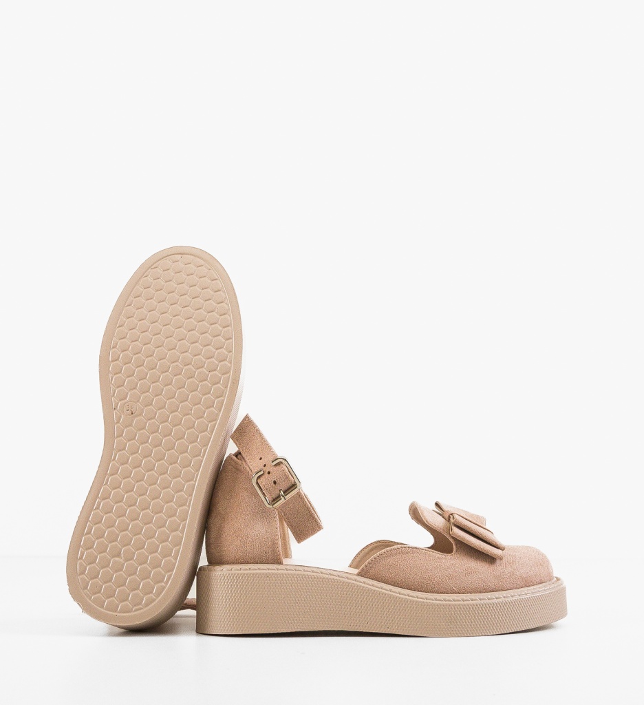 Pantofi Casual Dama Hammbe Bej | Confort - imagine 11