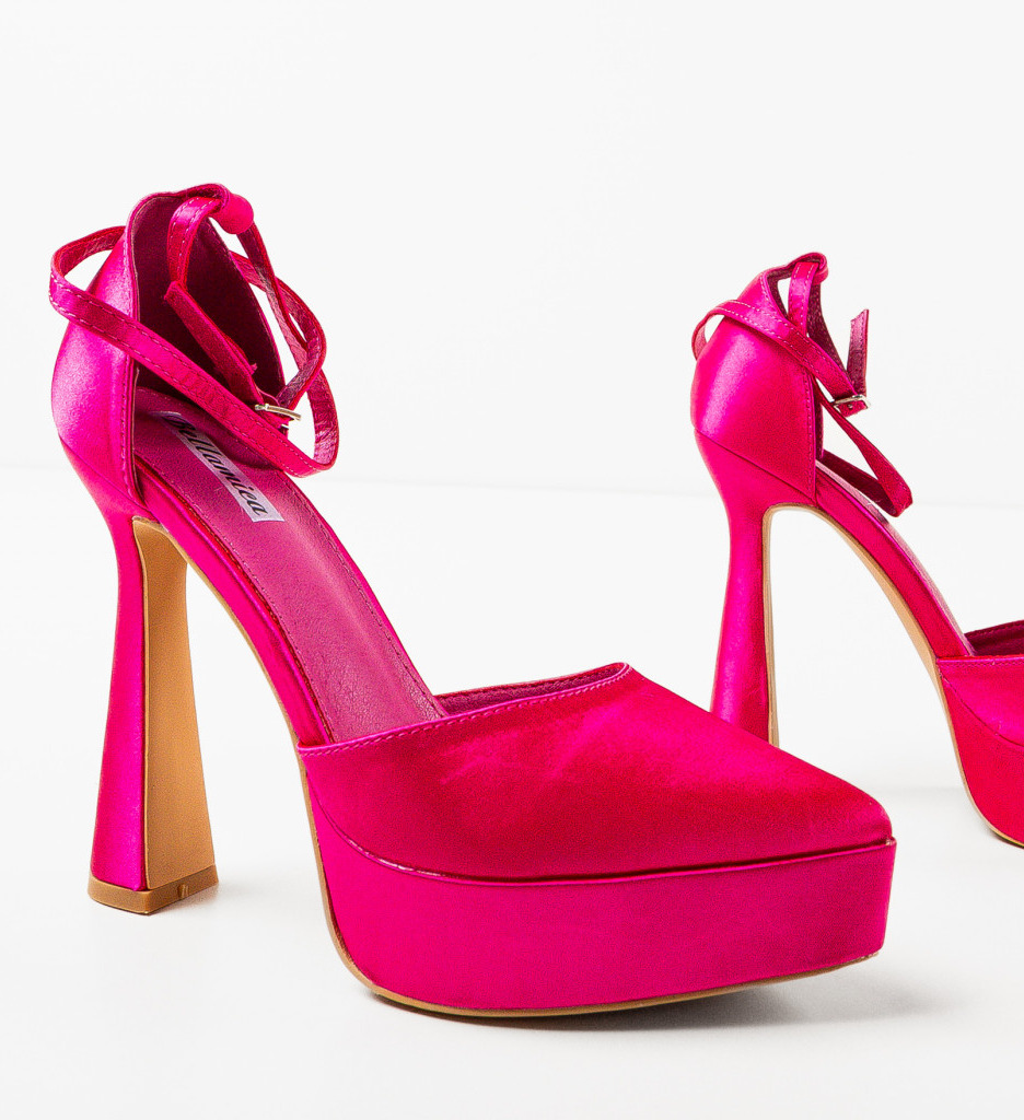 Pantofi Dama Phoebe Fuchsia | Eleganță și Stil - imagine 6