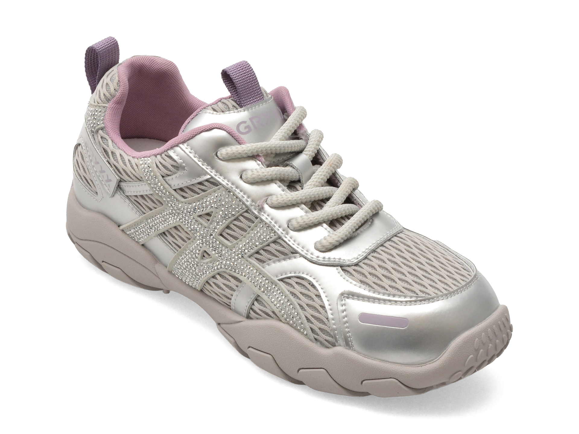 Pantofi Sport GRYXX Argintii Piele Naturala Confort