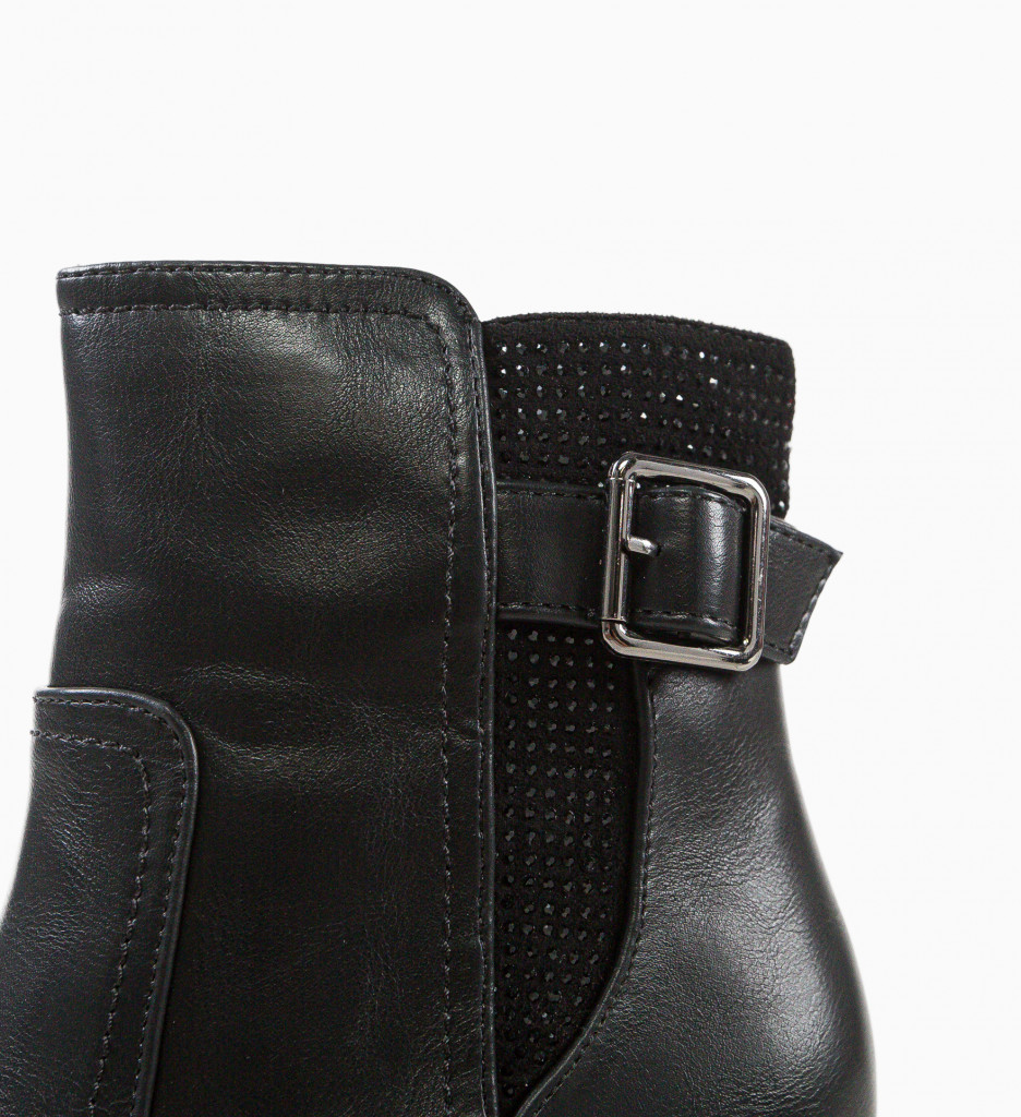 Botine Dama Kiana Negre | Eleganta si Confort - imagine 9