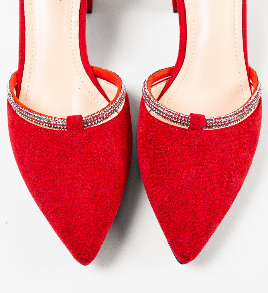 Pantofi Rosii Oficia - Eleganță la Birou - imagine 7