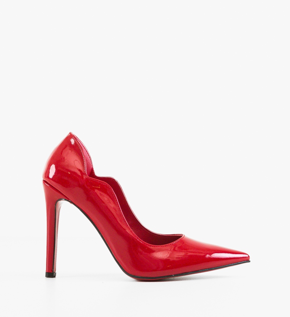 Pantofi Tichon Rosii - Eleganță și Stil Feminin - imagine 7