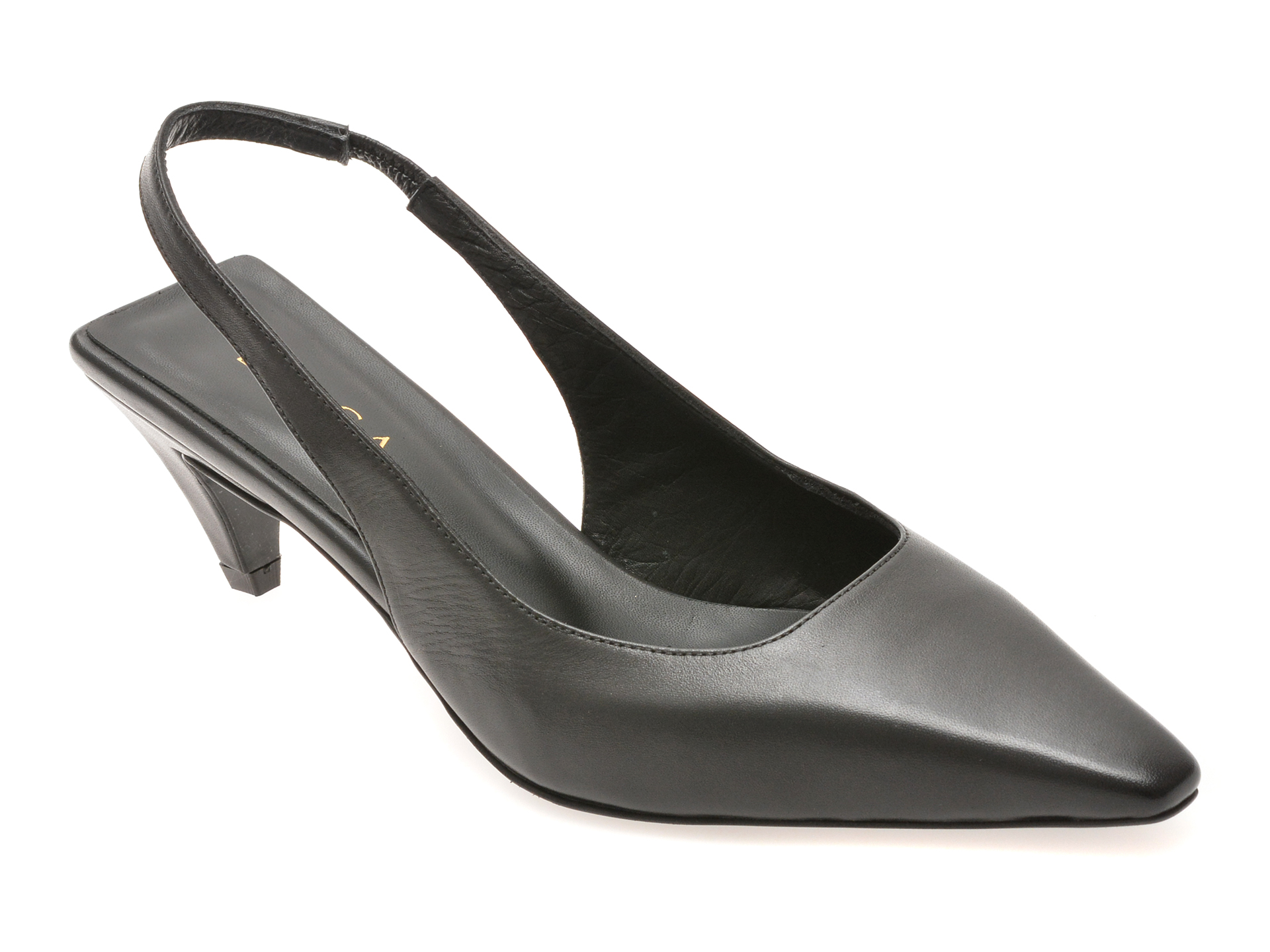 Pantofi Epica negri din piele naturală | Eleganță pură