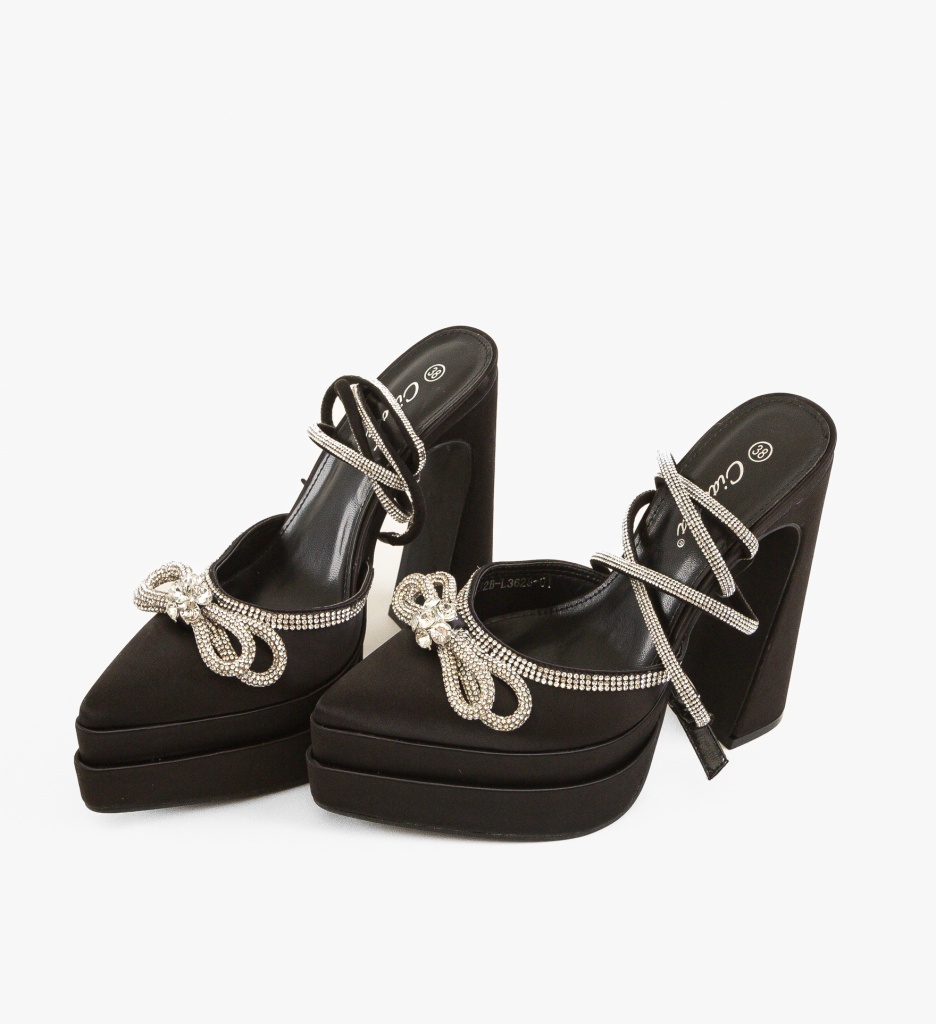 Pantofi cu Toc Keira Negri - Stil și Eleganță - imagine 4