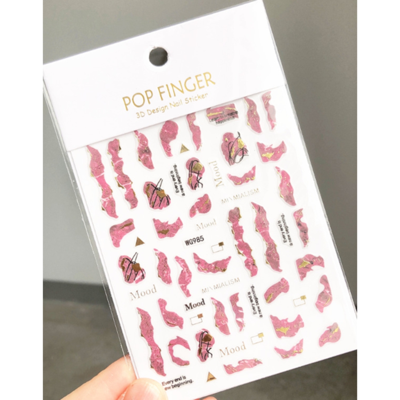 Abtibilduri Unghii Marquise Roz | Nail Art Rapid