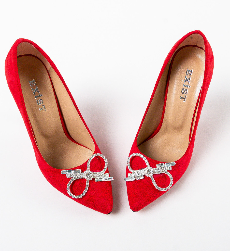 Pantofi Eleganți Gogan Rosii - Stil și Confort - imagine 6