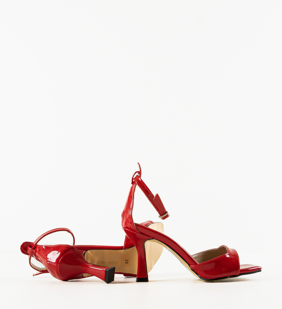 Sandale Vergara Rosii | Eleganță la Fiecare Pas - imagine 5