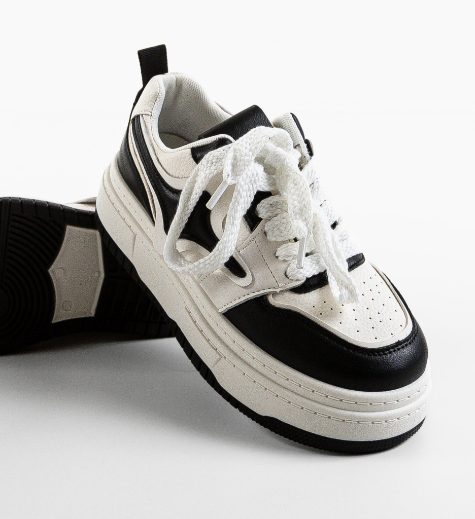 Sneakers Dama Lydal Negri | Confort și Stil - imagine 6
