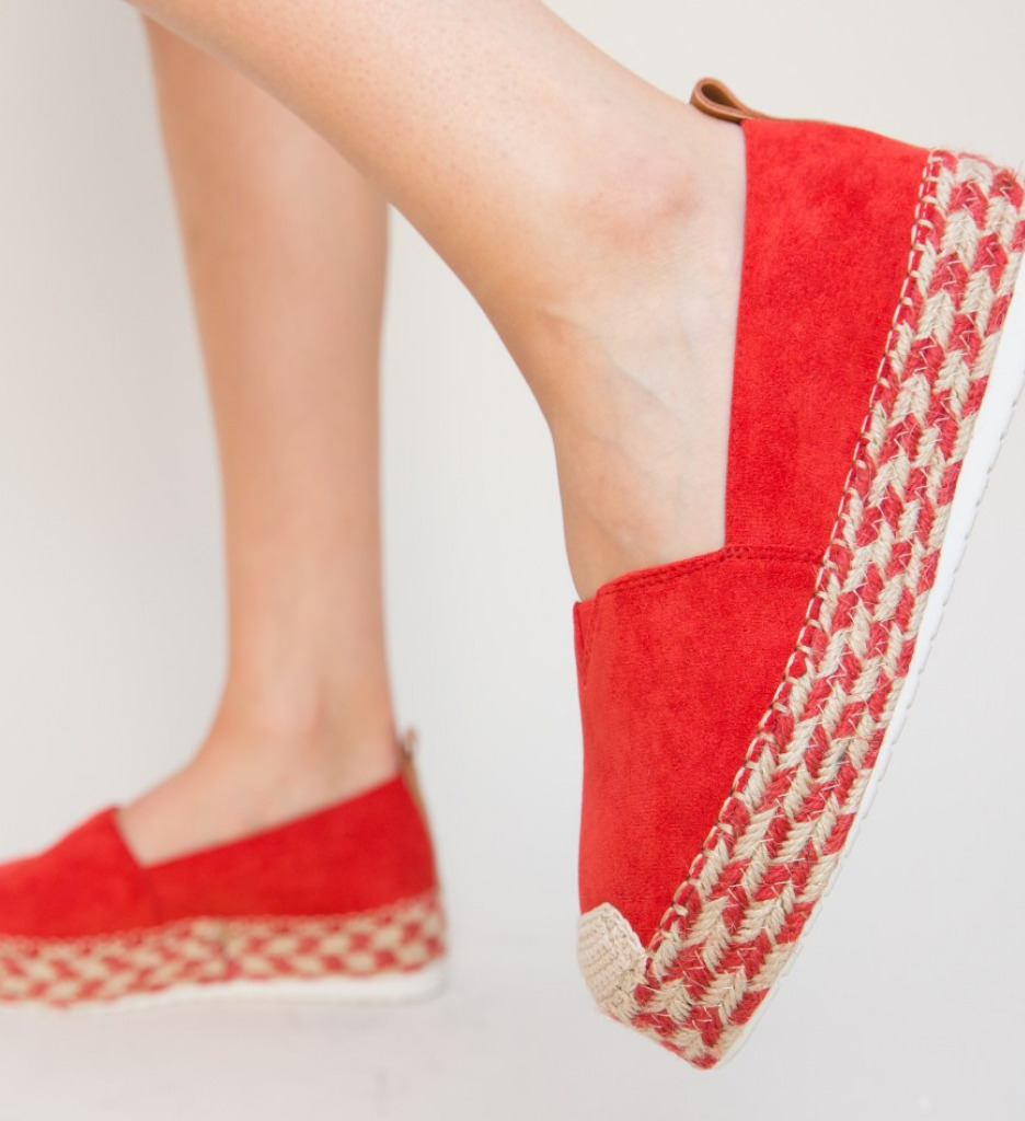 Espadrile Simano Rosii Casual - Confort și Stil - imagine 3