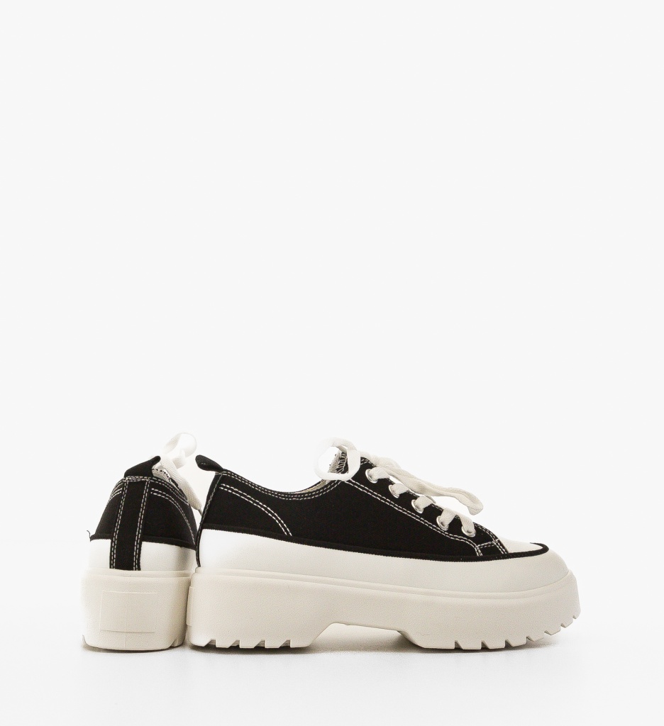 Pantofi Sport Lin Negri | Confort zilnic - imagine 2