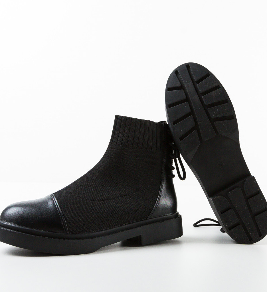 Ghete Dama Vhagar Negre - Eleganță și Stil Urban