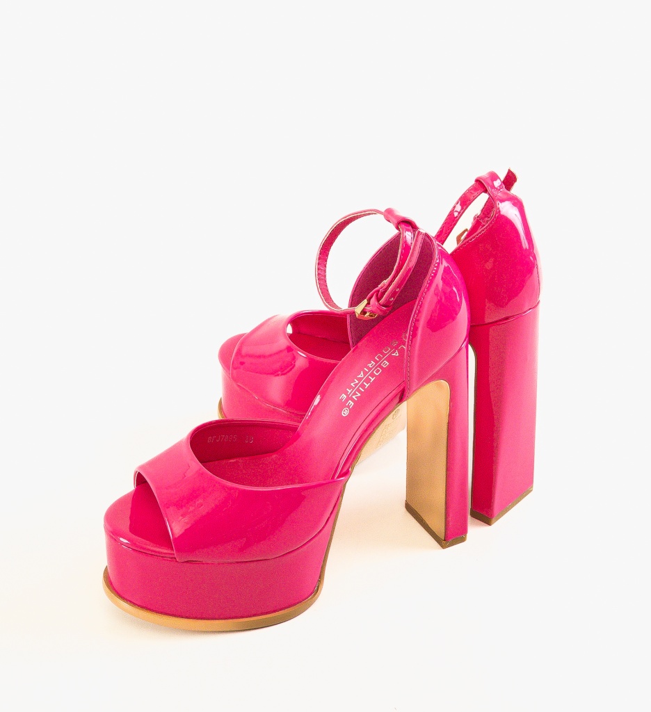 Sandale Carol Fuchsia - Eleganță și Stil - imagine 5