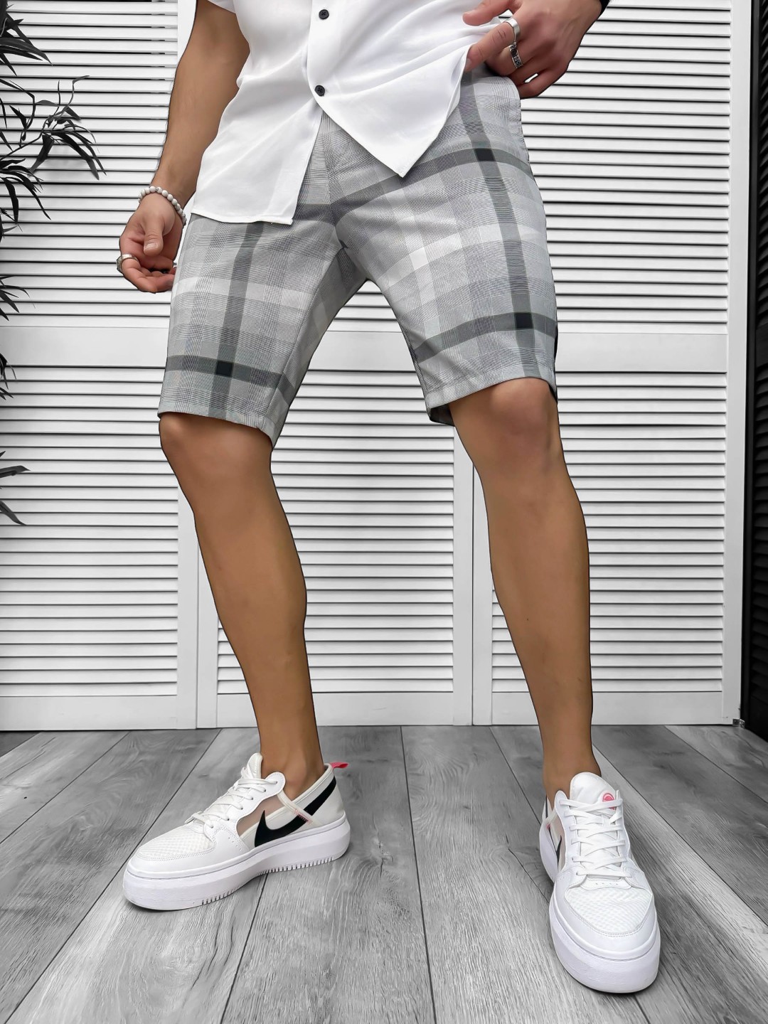 Pantaloni scurti casual cu imprimeu - Confort