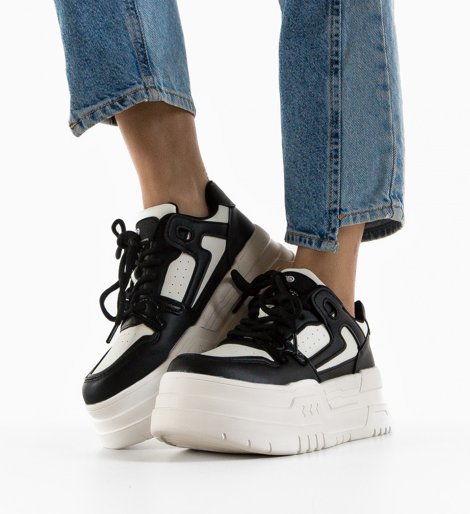 Sneakers Lepasso Negri - Confort si Stil - imagine 3