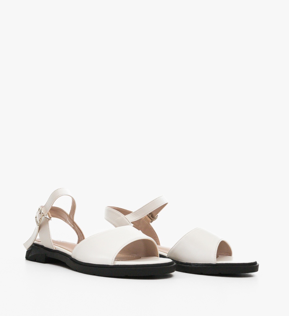 Sandale Dama Nango Albe | Eleganță și Confort - imagine 6