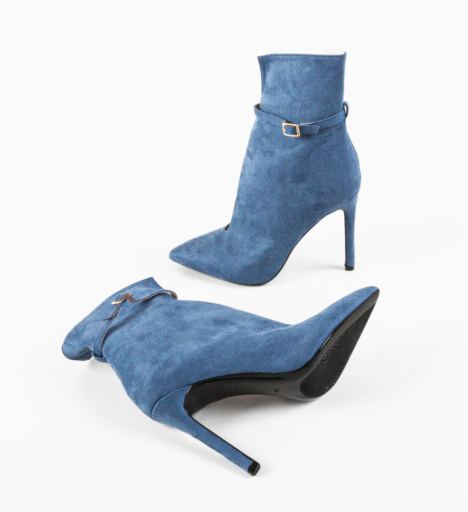 Botine Dama Albastre Lochla - Confort și Stil - imagine 8